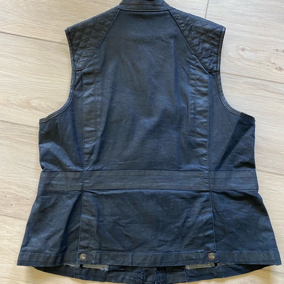 Ladies dark blue denim vest - Picture 8 of 9